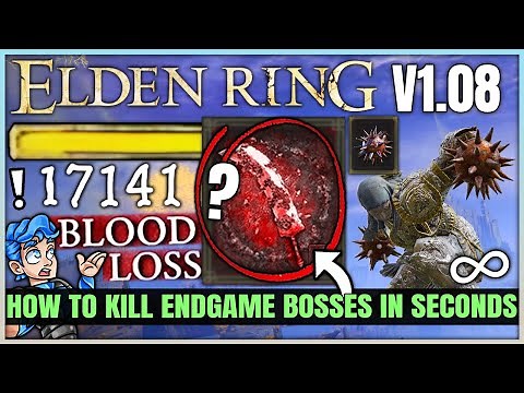 New 1.08 INSANE Bleed Build is Actually BROKEN OP - Rock Fist = MASSIVE Damage - Best Elden Ring!