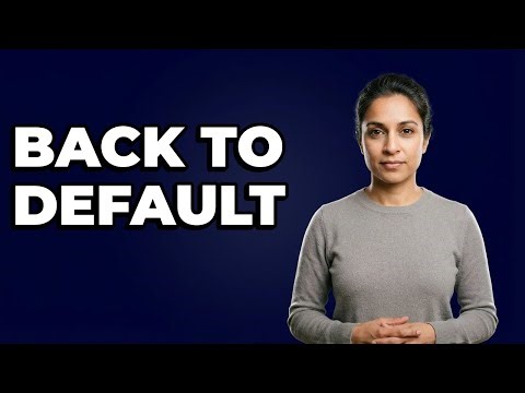 How To Restore Your Browser's Original State?