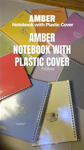 ￼AMBER NOTES Soft Ring Notebook Pastel 20cm x 15cm WITH COVER #amber #ambernotebook #notebook