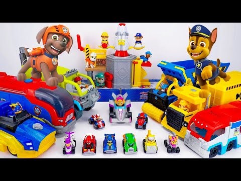 PAW Patrol Unboxing Launch & Spin Spaceship Playset | Paw Patrol Big Vehicles Toys Collection Review