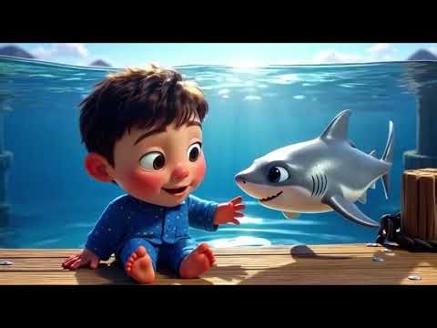 Happy Little Shark 🦈 | Fun Kids Ocean Song | Nursery Rhymes for Children