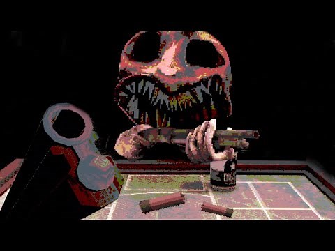 RUSSIAN ROULETTE WITH A TERRIFYING DEMON. - BUCKSHOT ROULETTE (Full Gameplay)