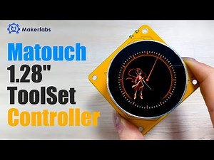 Next-Level ESP32-S3 Touch Controller! | MaTouch 1.28" ToolSet with RTC, Haptics, and LVGL UI