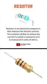 Electronic Components Part 02 || #new #shorts #electronic