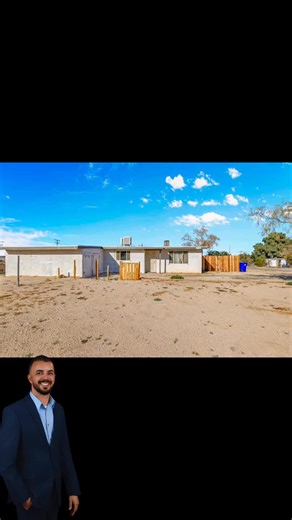🏡 Just Listed in 29 Palms for $146,000 Mid-Century Modern Fixer! 🌵This affordable 3-bedroom mid-century modern home sits on a large corner lot and is packed with character and potential. From the tongue-and-groove ceilings to the iconic corner fireplace, this home has great bones and a layout that’s ready for someone to make it their own. Inside, you’ll find a warm living space, a well-sized dining area, and a functional kitchen with good flow. Outside, the fully fenced backyard, large concret
