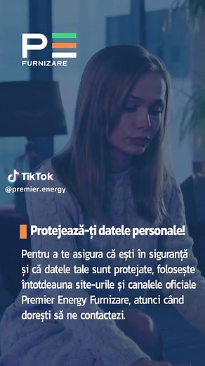 🔒 Pentru a te asigura că ești în siguranță și că datele tale sunt protejate, folosește întotdeauna site-urile și canalele oficiale Premier Energy Furnizare, atunci când dorești să ne contactezi. 📄 Reține! Nu dezvălui datele contractuale dacă nu ești sigur că ești contactat de un reprezentant Premier Energy Furnizare! Dacă ai întrebări, contactează-ne! 🌐 https://www.premierenergy.info/contact/ #PremierEnergyFurnizare #ProtecțiaDatelor #SiguranțăOnline