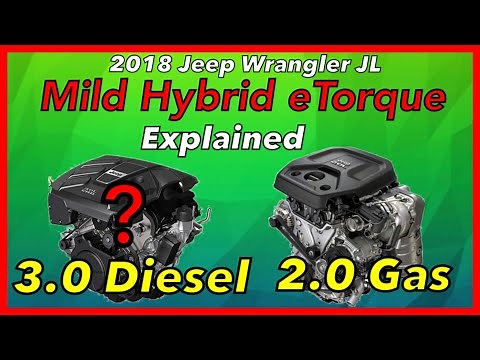 Jeep JL 2018 Wrangler 2.0 🔴 Mild Hybrid eTorque explained 🔴(Auto stop start)