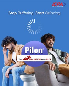 When life is buffering… don’t let piles slow you down! Pilon relieves pain, swelling, constipation and discomfort—helping you get back to feeling at ease. True Relaxation from Piles available as Pilon Ointment for localised Relief and Pilon Tablets for setting the system right and ensuring relief. Available on Amazon and Flipkart! #PilonRelief #TrueRelaxation #Pilon #ICPA | ICPA Beauty and Personal Care
