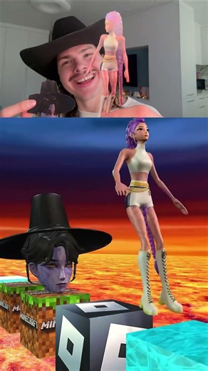 FORTUNE REACT Rumi vs Jinu - Roblox or Minecraft - Battle