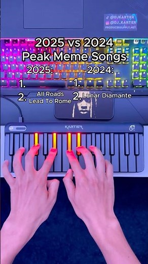 2025 VS 2024 Peak Meme Songs👀 Which wins?