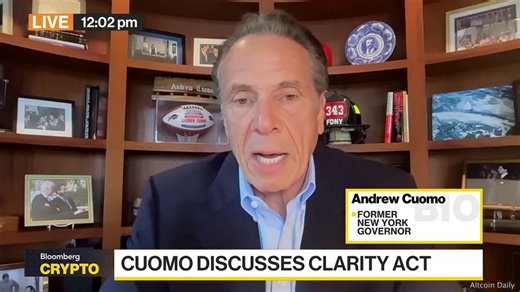 💢 JUST IN:💢 Former NY Governor Andrew Cuomo urges Congress & @WhiteHouse to pass the $CLARITY Act for #crypto!"I've always believed that the technology was going to revolutionize the financial system for the better. Faster, more efficient, 24/7 access, better for consumers & the economy."Bullish momentum building? 🔥
