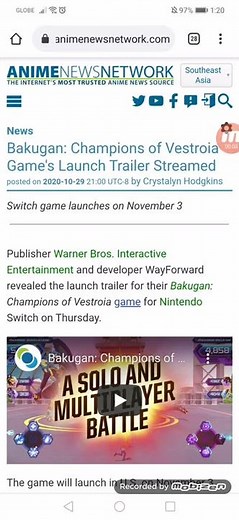 Bakugan: Champions of Vestroia Game's Launch Trailer Streamed