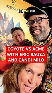 Coyote vs ACME with Eric Bauza & Candi Milo in 4DX #coyotevsacme #movie #looneytunes #voiceacting