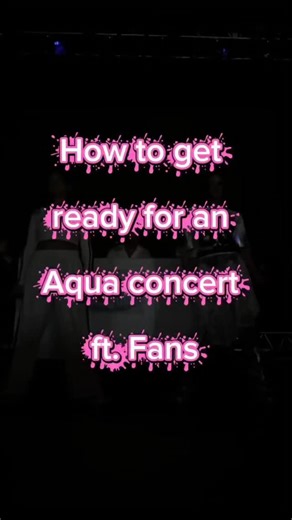 6K views · 187 reactions | How to get ready for an Aqua concert ft. Fans 勺✨ | Aqua | Facebook