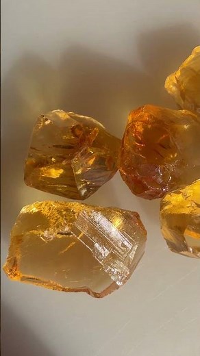 Natural Citrine Uncut Gemstone Rough Deep Golden Yellow Color Jewelry Making November Birthstone
