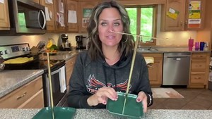 Jewelry Holder Stand with Ceramic Base: 12" Tall Necklace Organizer Rack, Tree Design Display Storage for Necklaces, Bracelets, Rings, Earrings, Aesthetic Room Décor for Girls and Women, Gold