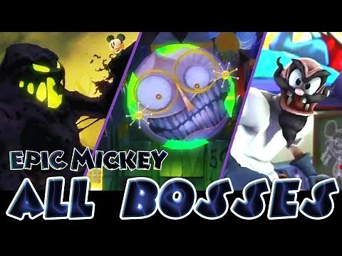 Epic Mickey All Bosses | Boss Fights (Wii)