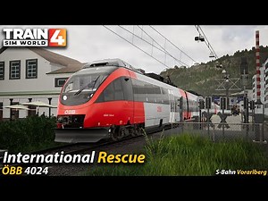 International Rescue : S-Bahn Vorarlberg ; Train Sim World 4 [4K 60FPS]