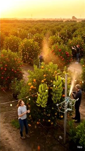 Modern Farming: Transforming Dry Land into a Green Paradise! 🚜🌱