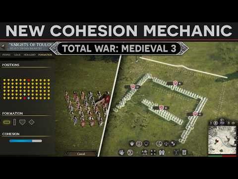 Total War: Medieval 3 - New Unit Cohesion Mechanic (Idea)