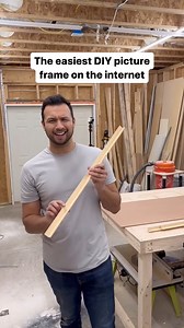 I wanted to come up with a super easy method to make a simple picture frame and while it’s not the most robust, it’s cheap, easy, and strong enough to hang on the wall. What more do you need? Materials: • 2x4 MDF or Hardboard • Outside corner trim • Super glue • Hooks The only tools you need are a miter saw and a drill! #diypictureframe #diyframe #pictureframe #diyart #diypocture #diydecor #theweekendbuilder | The Weekend Builder