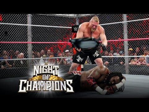 THE BEAST UNLEASHED! Oba Femi vs Brock Lesnar: Hell in a Cell (WWE Highlights)