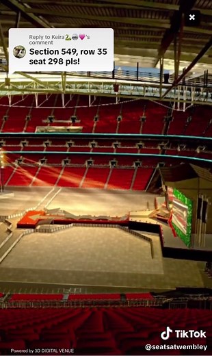 wembley seat views on TikTok