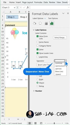 How To Add Note For Storytelling? #excel