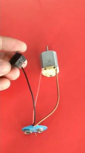 How to connect a dc motor to 9v battery -very easy #shorts #short