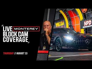 Mecum Monterey Live Block Cam // Thursday, August 13th, 2026