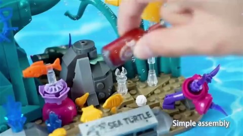 Sea Turtle Building Set, 1271PCS Ocean Dream Reef Collection Set Compatible with Lego Turtle Toy, Unterwater Ocean Animal Building Block Gifts for Kids, Adults and Teens 8-12