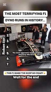 “This F1 Dyno Run Sounds Like It’s About to Explode… 😬🔥”