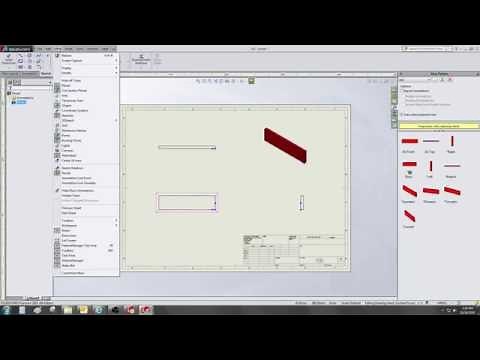 Hide origins in drawing - solidworks 2015 - video 89