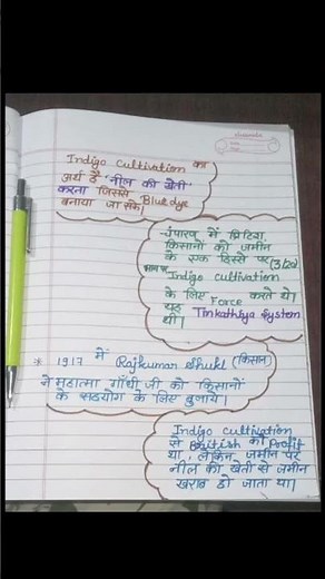 Champaran Satyagraha 1917 | Indigo Cultivation | Class 10 History | 5 Marks | history by Ayushi |