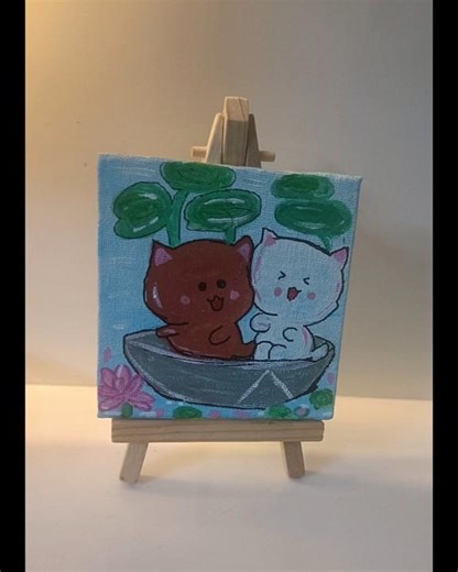 Cute Canvas Drawing Ideas #drawing #art #trending #easydrawing #painting ‪@creativewhimsyart‬