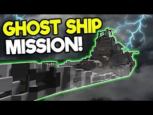 HAUNTED GHOST SHIP SURVIVAL MISSION! - Stormworks: Build and Rescue Gameplay - Sinking Ship Survival