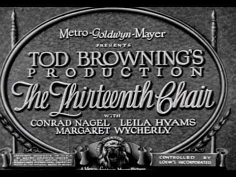 The Thirteenth Chair (1929) Full Movie | Public Domain | Conrad Nagel & Leila Hyams in a Mystery
