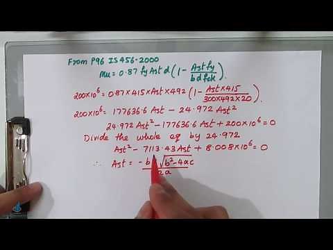 How to find Effective Depth | How to find Reinforcement area | Analysis of Singly Reinforced Beam