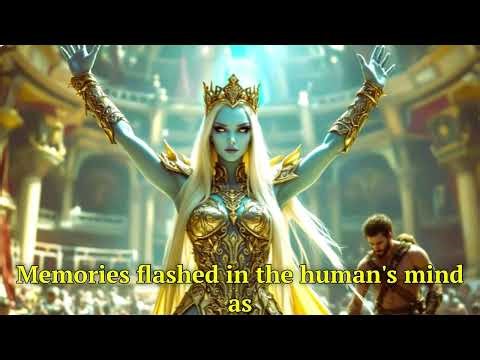 The Alien Warrior Roared in Victory—Then Froze as the Human Stood Again #alienqueen #sci