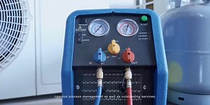 Full Automatic HVAC Refrigerant Gas Recovery Reclaim Machine with Oil Free Compressor for Other Refrigerant R410A,