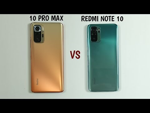 Redmi Note 10 vs Redmi Note 10 Pro Max Speed Test & Camera Comparison