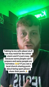 Praying for the homeless during these times 🤧🙏 if you see a church open for the winter storms please be sure to post about it yall! #God #life #foryou #recovery #winter #snow #fypシ | Jacob Smeltzer