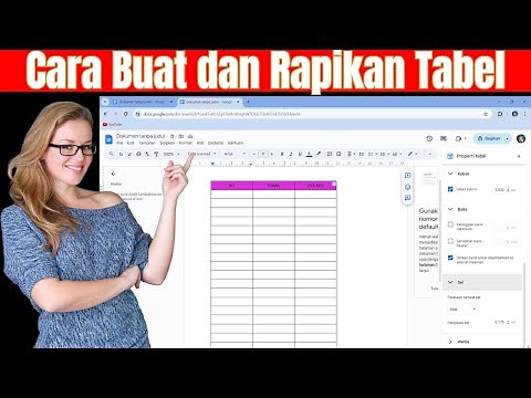 Cara Membuat dan Merapikan Tabel di Google Docs