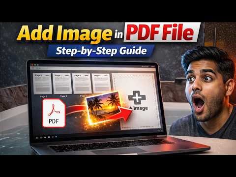 Add Image to Existing PDF File without Losing Quality (Full Tutorial)