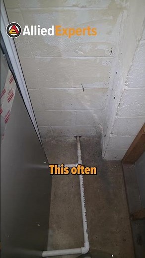 Removing an old condensation line - installing a brand new condensation pump!💧 #energy