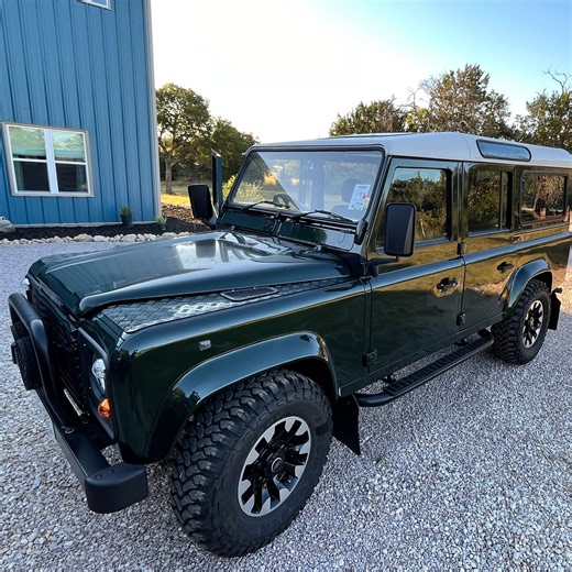 CURATED OVR LND | 1997 Land Rover 110 Defender 300TDi Price: $42,000 Miles: 105,000 Location: Johnson City Texas More details and pictures at... | Instagram