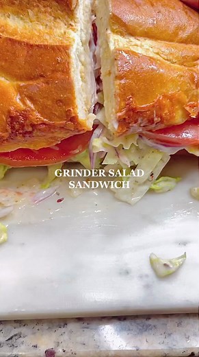 Delicious Italian Grinder Salad Sandwich Recipe
