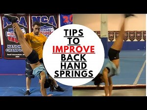 How To IMPROVE Back Handsprings & Take Your Tumbling To The TOP!