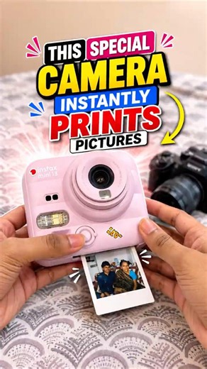 This special instant camera is 🔥 Instantly prints our Pictures | Instax Mini 13