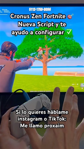 🎯 AIMBOT FORTNITE ✅ La mejor script para Cronus Zen ps5 xbox PC mejor configuración y sensibilidad